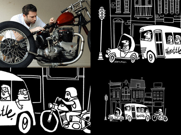 Throttle. X Adam Nickel 2.0 - Tee